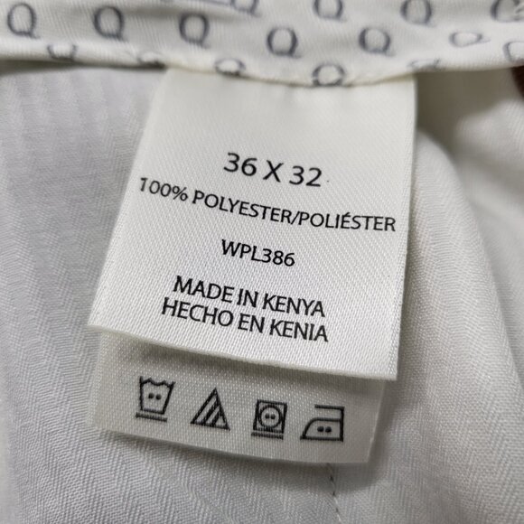 Haggar Q Mens Dress Pants 36 X 32 Straight Leg Polyester Beige - Picture 5 of 16